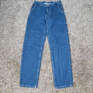 Carhartt WIP Pierce Pant Jeans Womens 27 Blue Denim Boyfriend Carpenter